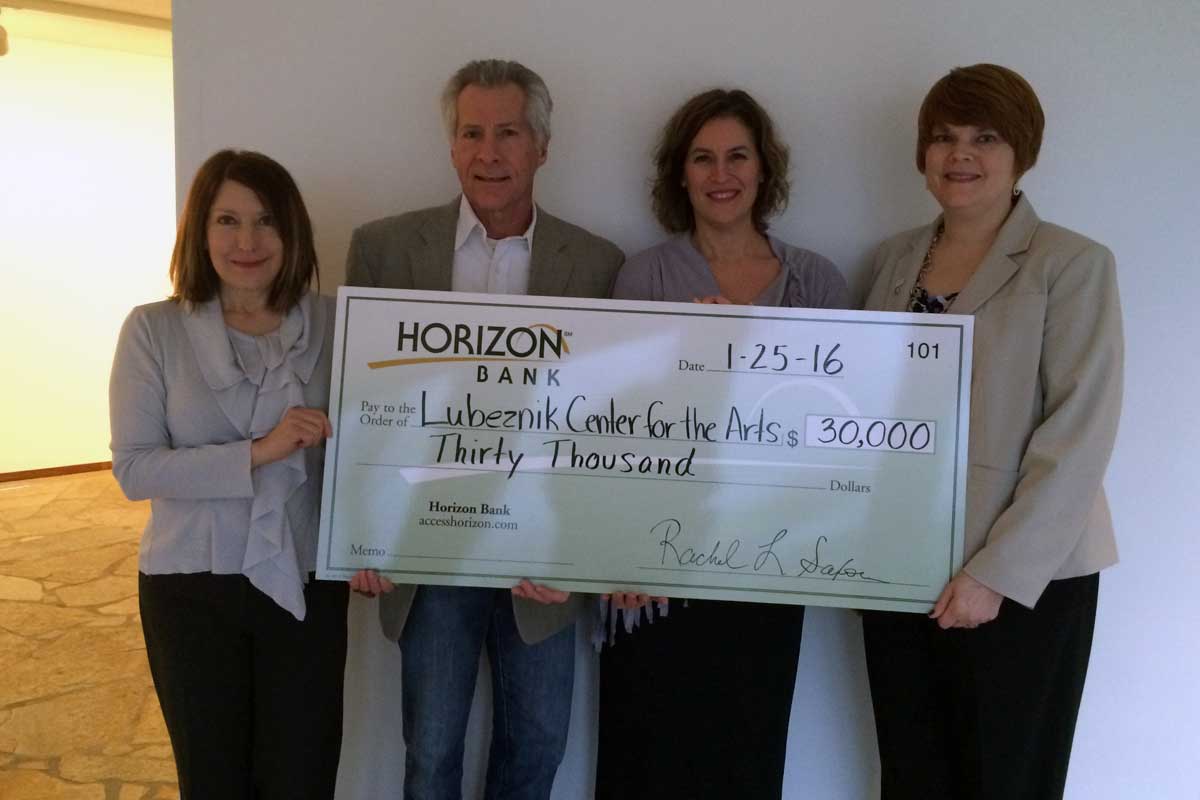 Horizon Bank Awards $30,000 Grant to Lubeznik Center for the Arts