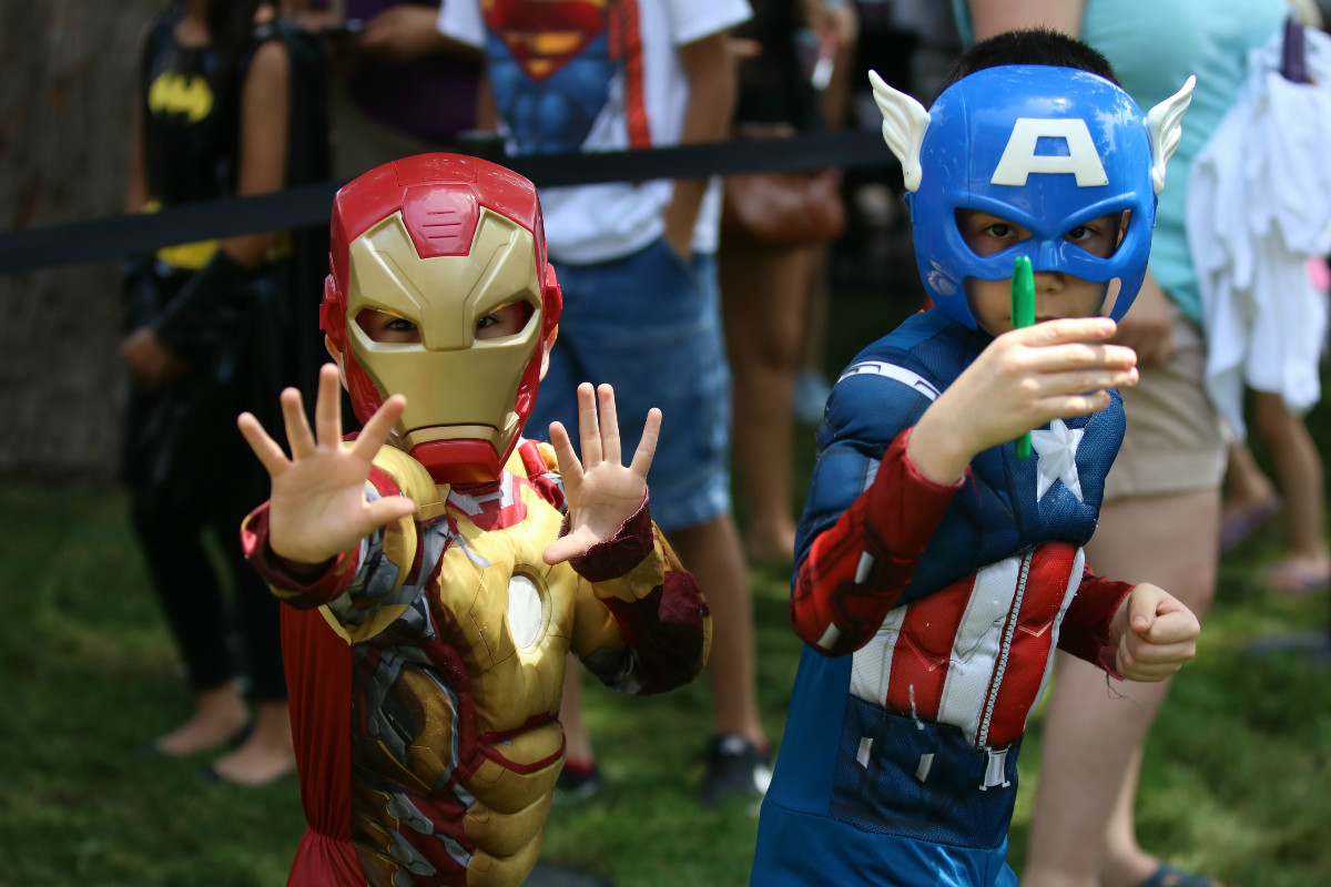 Superhero Lovers from All Over the Region Celebrate their Heroes at Whiting’s Superhero Saturday
