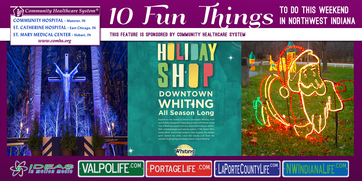 10 Fun Things to Do this Weekend in Northwest Indiana: December 9-11, 2016