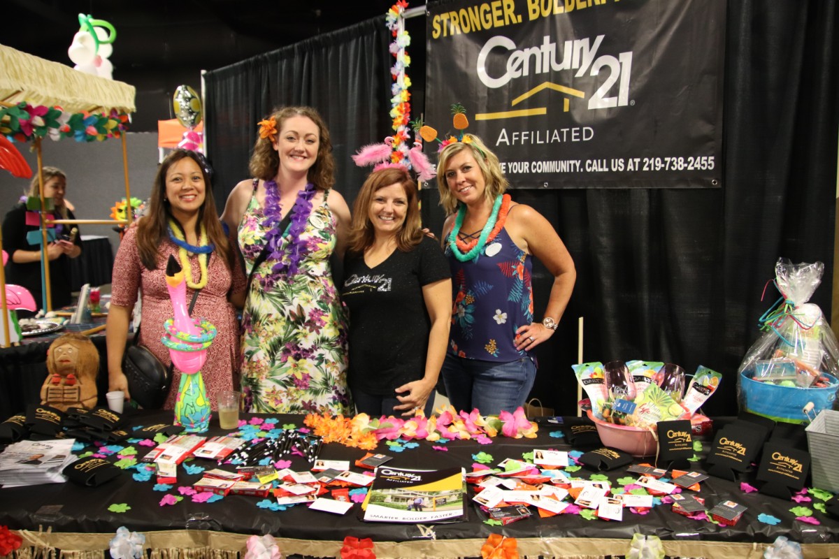 Annual Chamber Network Night Brings Porter County Businesses and Organizations to a Networking Luau