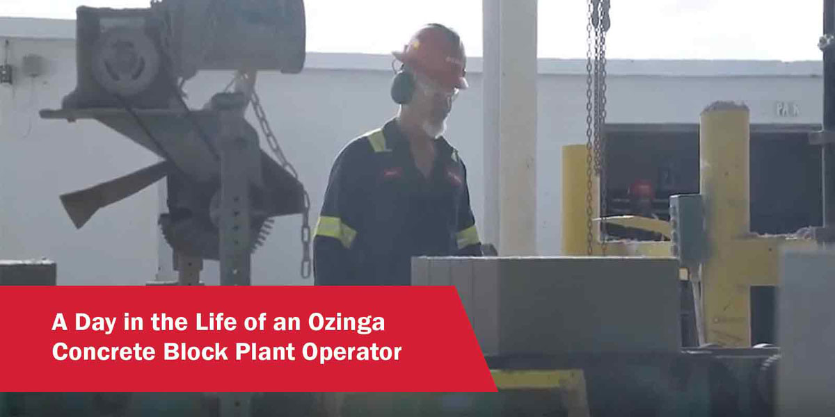 Experience a Day in the Life of a Concrete Block Plant Operator