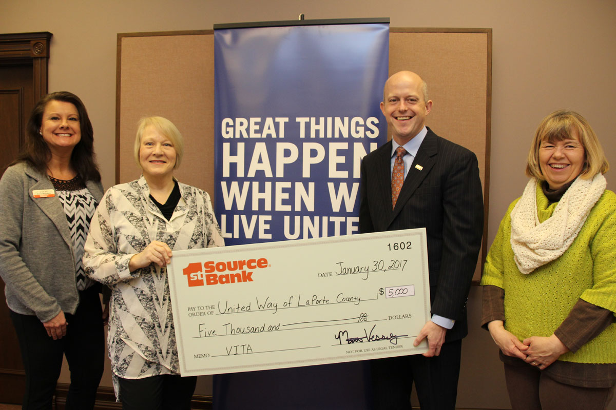1st Source Bank and the United Way of LaPorte County Partnership Brings Volunteer Income Tax Assistance