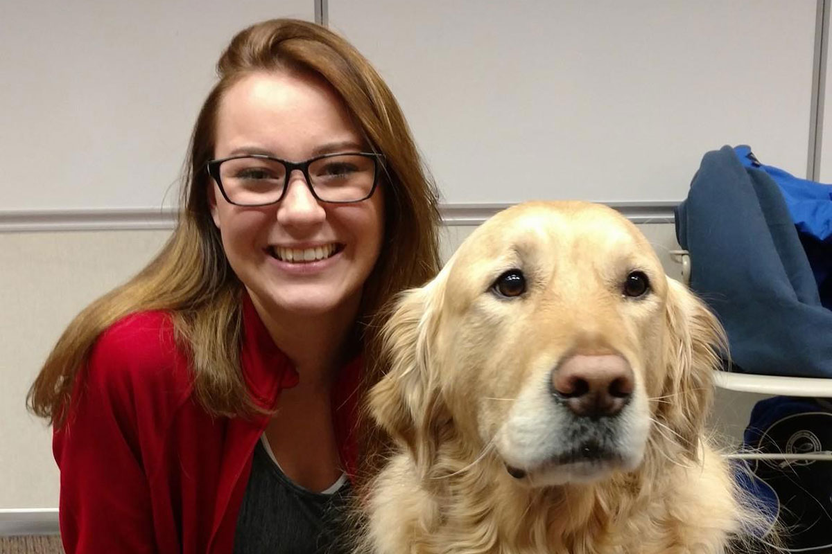 A Portage Life in the Spotlight: Isaiah the Comfort Dog