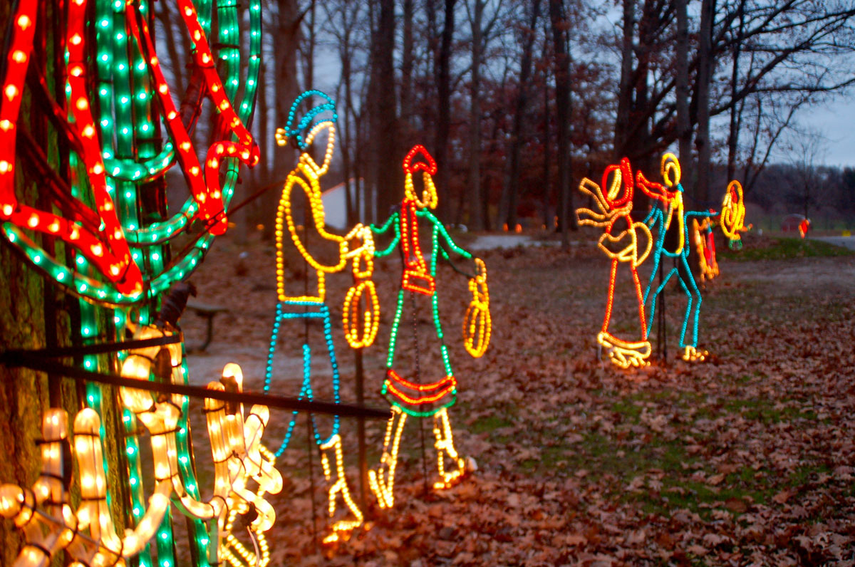 Winter Night Lights Display Highlights the Holiday Season for Porter County Parks and Recreation
