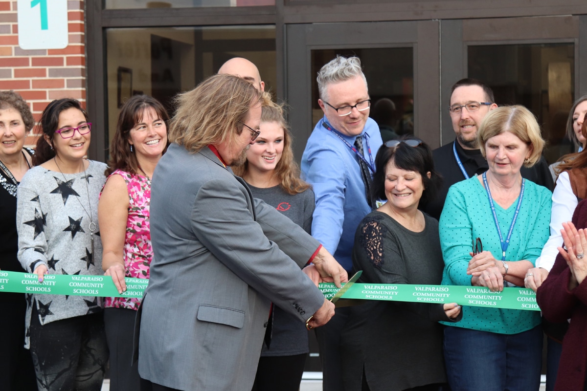 Ribbon Cutting at Porter County Career and Tech Center