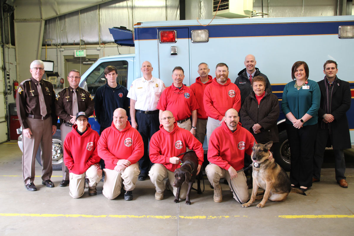Porter EMS Donates Decommissioned Ambulance to Porter County Search & Rescue