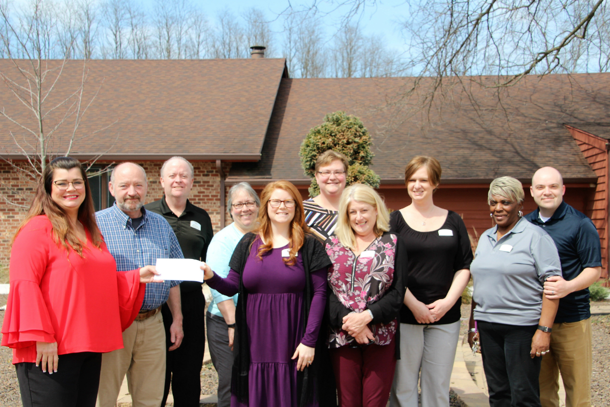 Rittenhouse Village at Portage Presents Donation Check to Bonner Senior Center