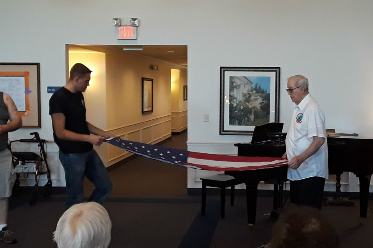 Rittenhouse Village at Portage Host Special Ceremony for Annual Flag Day to Educate Community on the Flag’s Importance