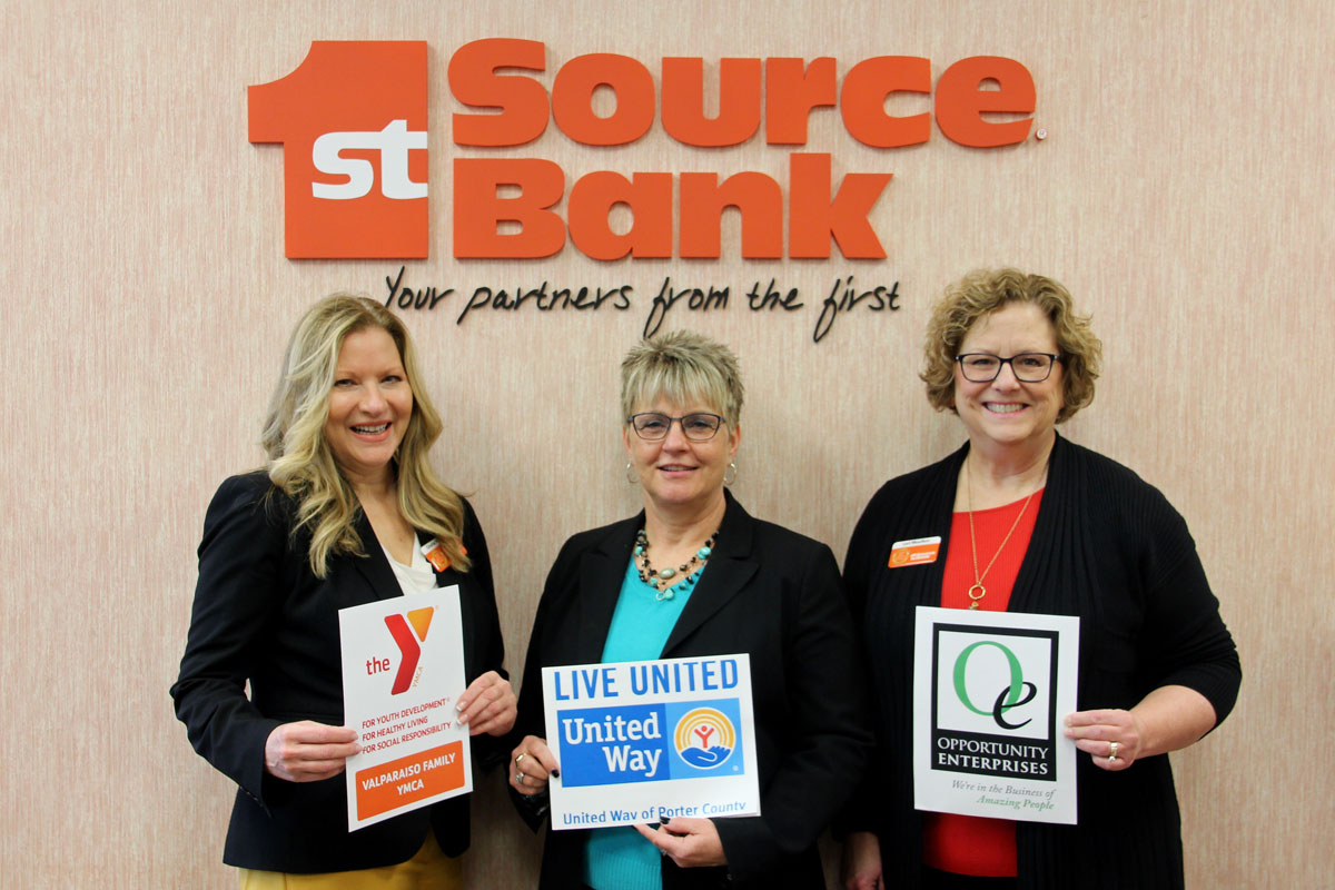 Three 1st Source Bank Colleagues Committed to Community, Playing Big Role in Major Local Nonprofits