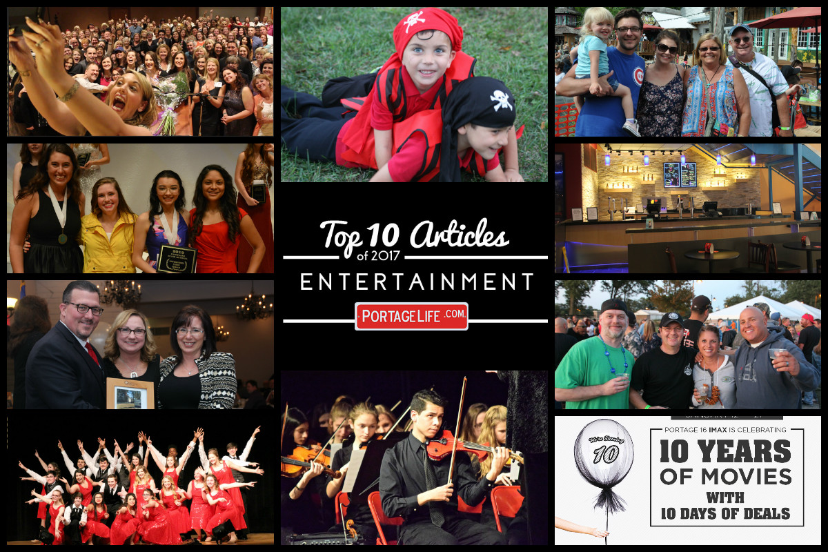 Top 10 Entertainment Articles on PortageLife from 2017